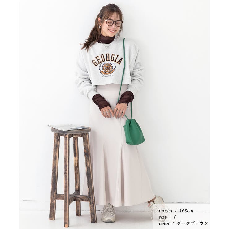 サムホールシアーハイネックロンT | ad thie | 詳細画像15 