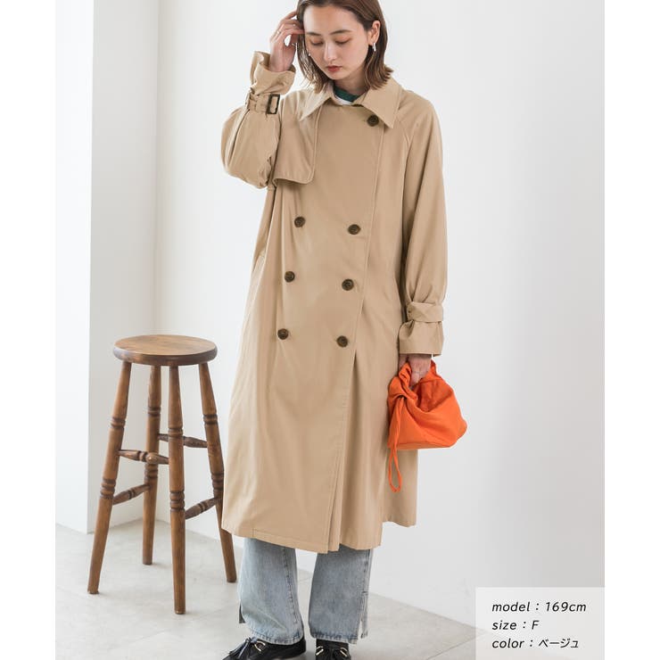 キャンディースリーブ ステンカラー トレンチコート | ad thie | 詳細画像3 
