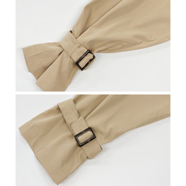 キャンディースリーブ ステンカラー トレンチコート | ad thie | 詳細画像9 