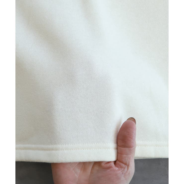 配色ステッチ・刺繍ロゴ 裏起毛BIGプルオーバー | ad thie | 詳細画像36 