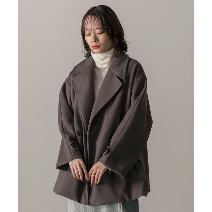 ウールタッチ オーバーPコート 秋服 秋 冬服 冬 | ad thie | 詳細画像60 
