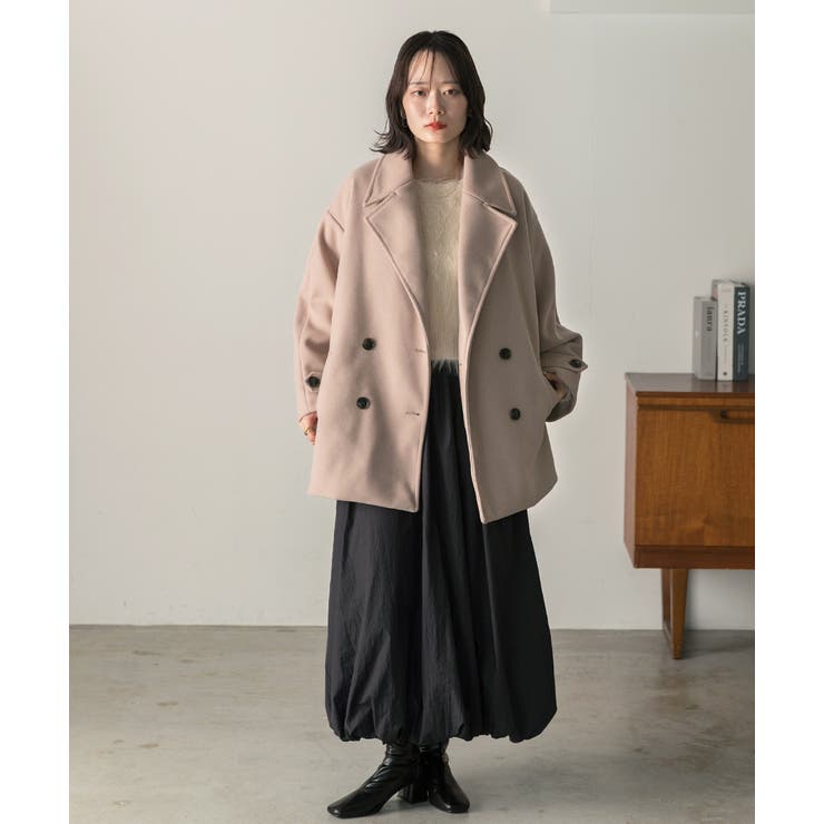 ウールタッチ オーバーPコート 秋服 秋 冬服 冬 | ad thie | 詳細画像63 