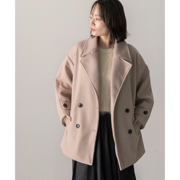 ウールタッチ オーバーPコート 秋服 秋 冬服 冬 | ad thie | 詳細画像64 