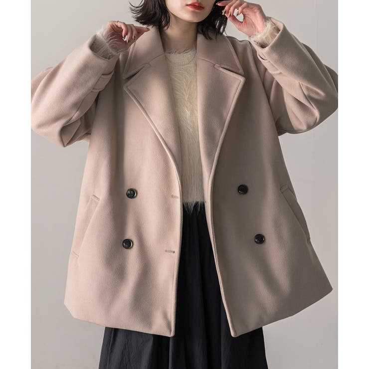 ウールタッチ オーバーPコート 秋服 秋 冬服 冬 | ad thie | 詳細画像65 