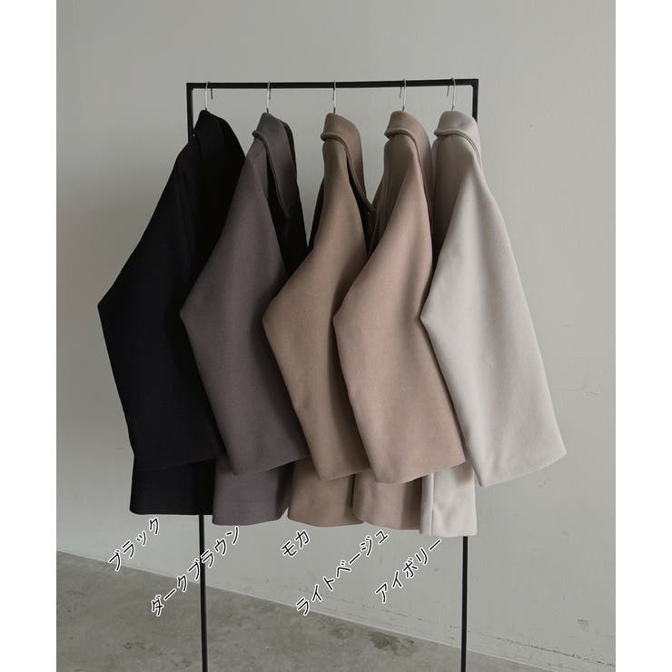 ウールタッチ オーバーPコート 秋服 秋 冬服 冬 | ad thie | 詳細画像75 