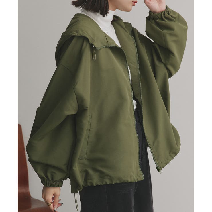 バルーンスリーブ マウンテンパーカー | ad thie | 詳細画像12 