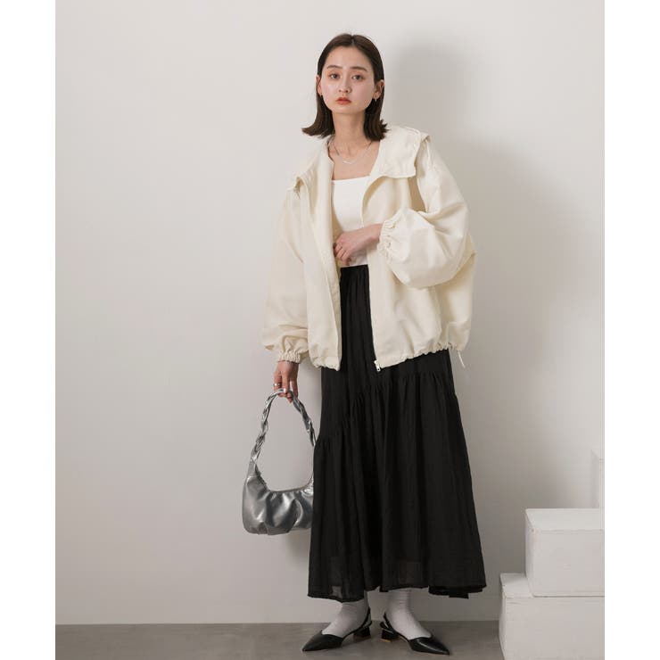 新品未使用MARINバルーンスリーブアウター バルーンスリーブ マウンテンパーカー[品番：ADEW0003790]｜ad thie