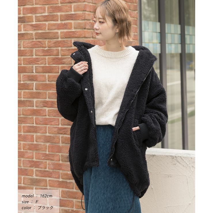 【ウユニ】【美品】glamb スタンドカラーボアジャケット glamb/グラム スタンドカラーボアジャケット 定価44,