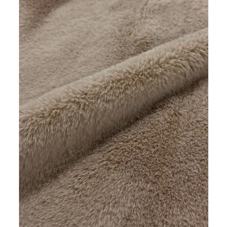 ふわふわソフトタッチ 衿付きエコファージャケット | ad thie | 詳細画像49 