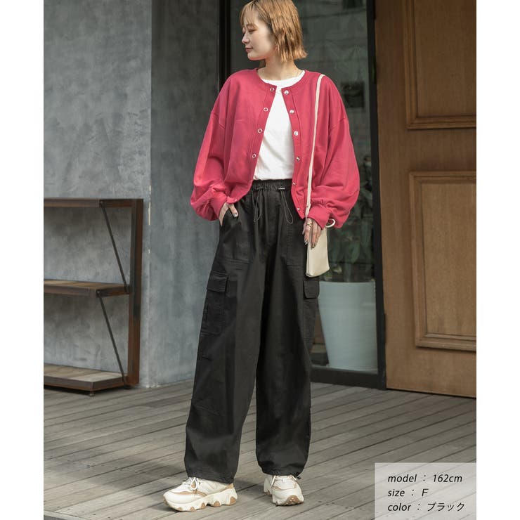 ドローコード ボリュームカーゴパンツ | ad thie | 詳細画像12 