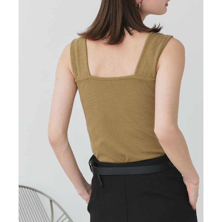 インナーちら見え防止 スクエアネックタンク | ad thie | 詳細画像14 