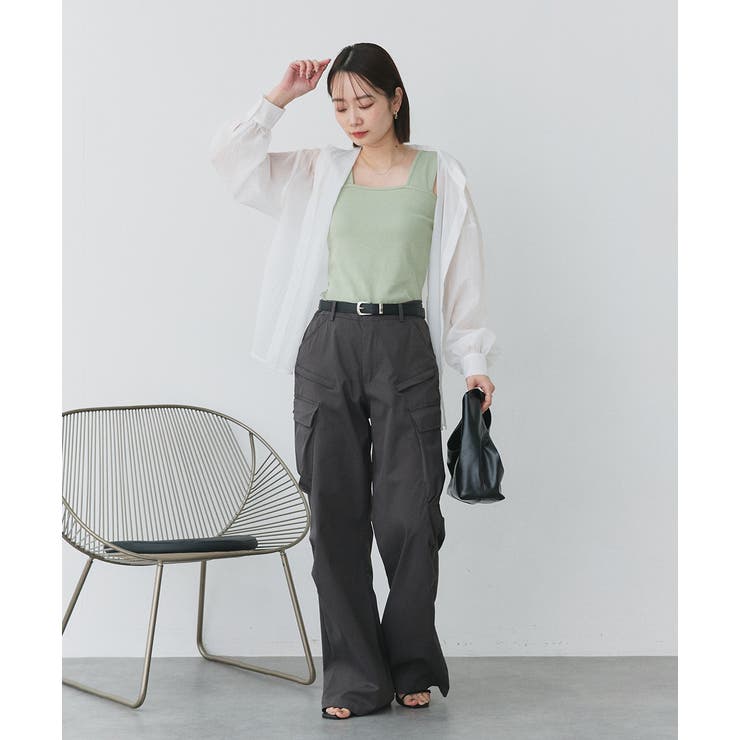 インナーちら見え防止 スクエアネックタンク | ad thie | 詳細画像20 