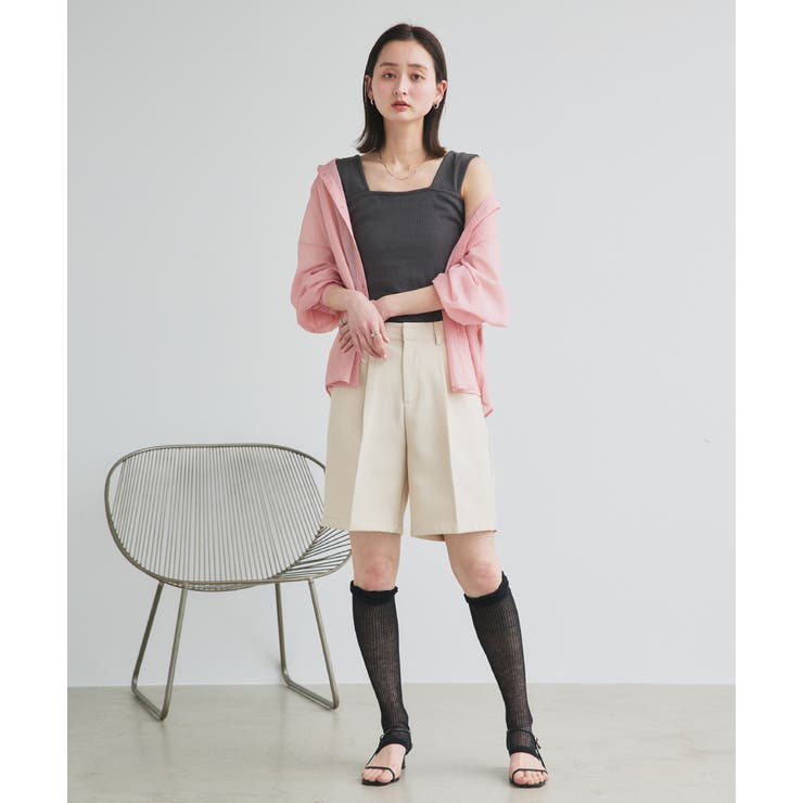 インナーちら見え防止 スクエアネックタンク | ad thie | 詳細画像28 