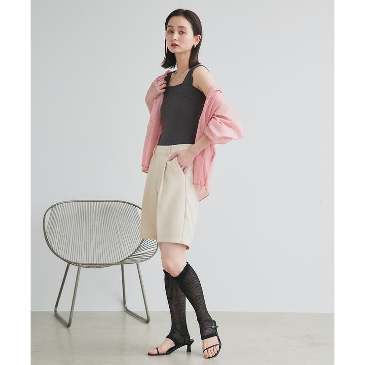 インナーちら見え防止 スクエアネックタンク | ad thie | 詳細画像29 