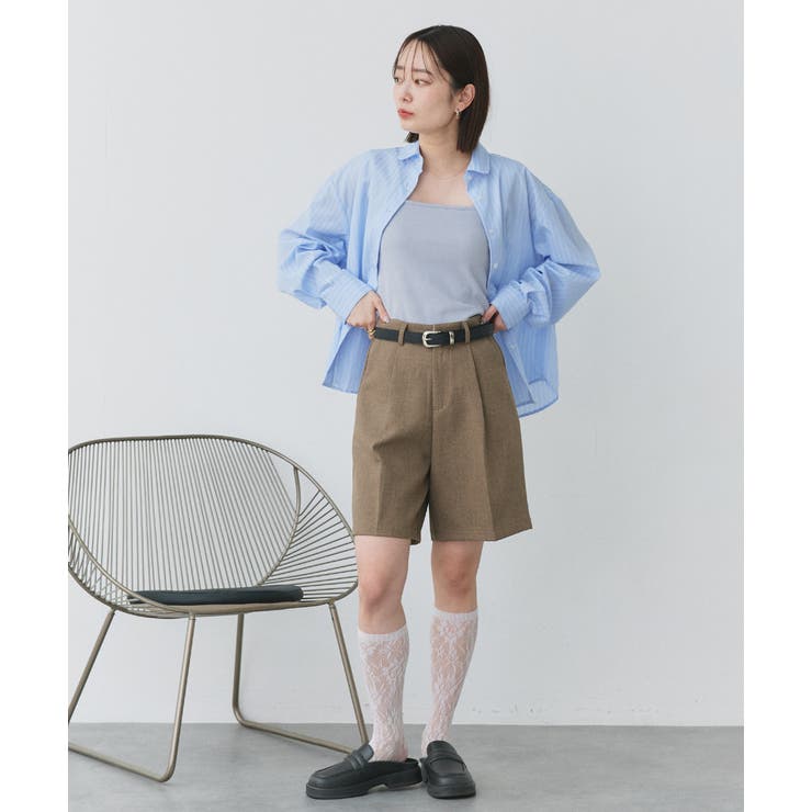 インナーちら見え防止 スクエアネックタンク | ad thie | 詳細画像51 