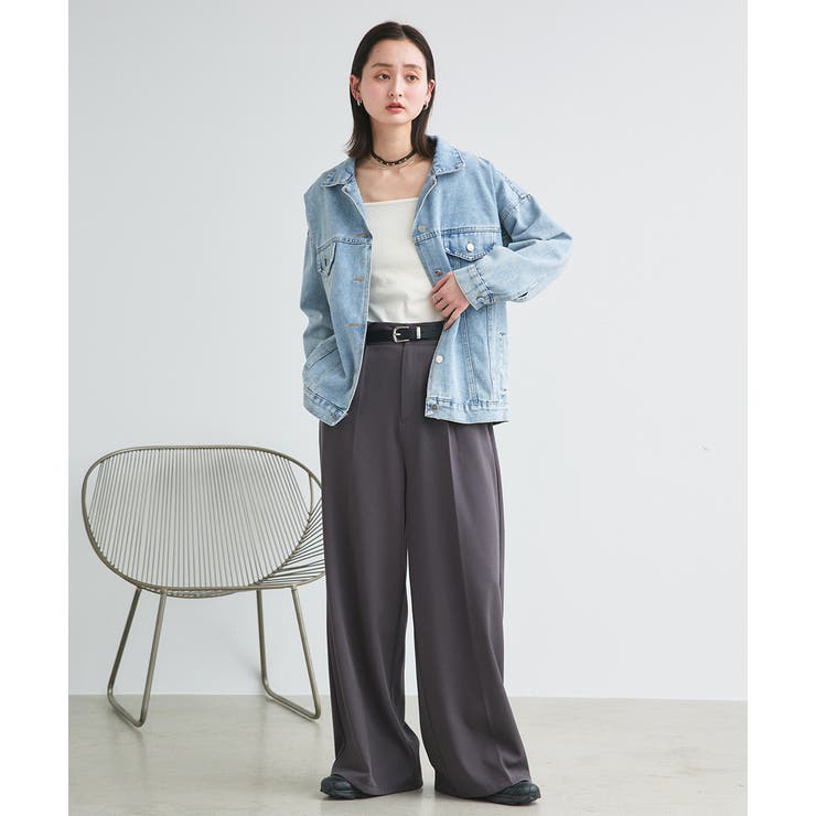 インナーちら見え防止 スクエアネックタンク | ad thie | 詳細画像59 