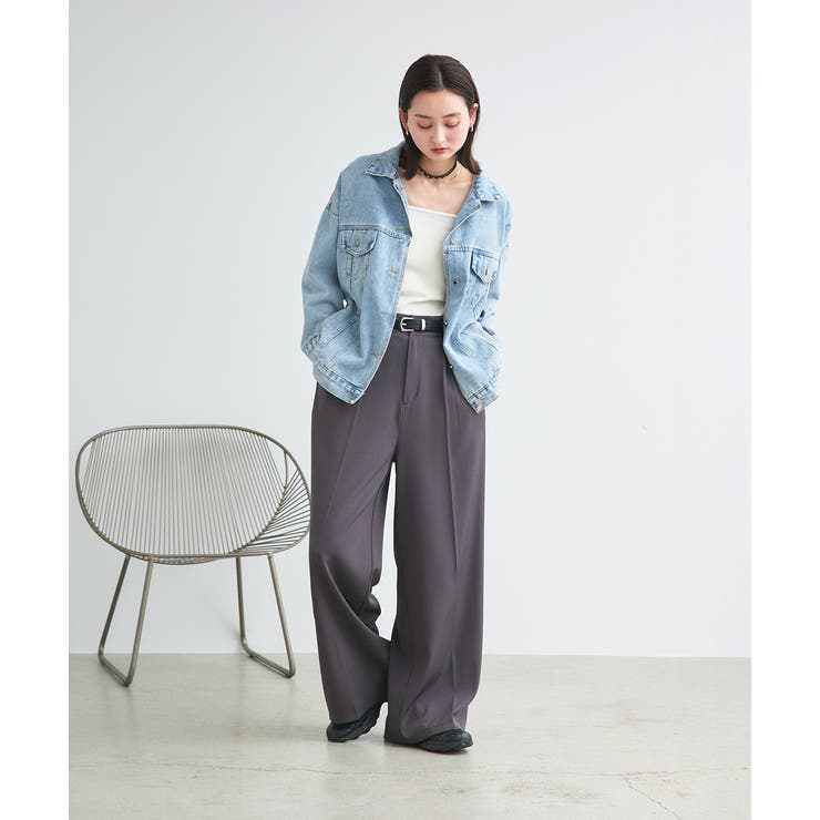 インナーちら見え防止 スクエアネックタンク | ad thie | 詳細画像60 