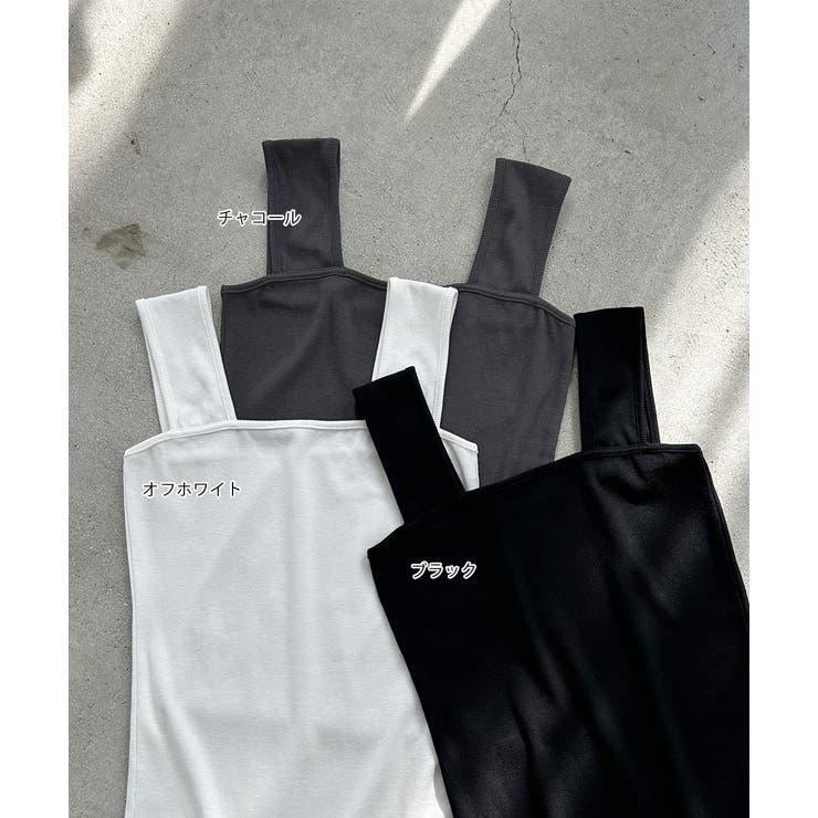 インナーちら見え防止 スクエアネックタンク | ad thie | 詳細画像85 