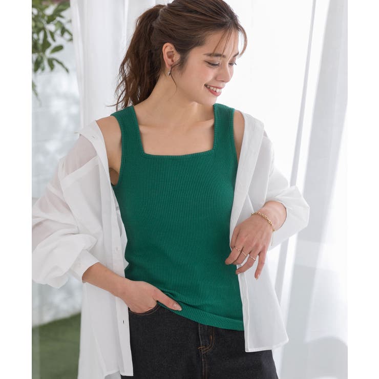 前後2WAYタンクトップ | ad thie | 詳細画像81 