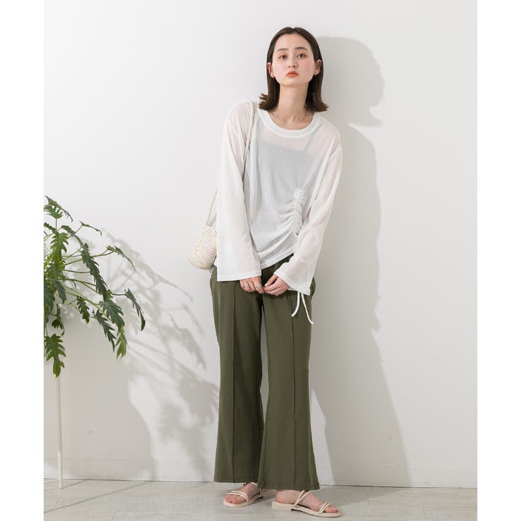 UVカット・水陸両用 ラッシュガードセミフレアパンツ | ad thie | 詳細画像10 