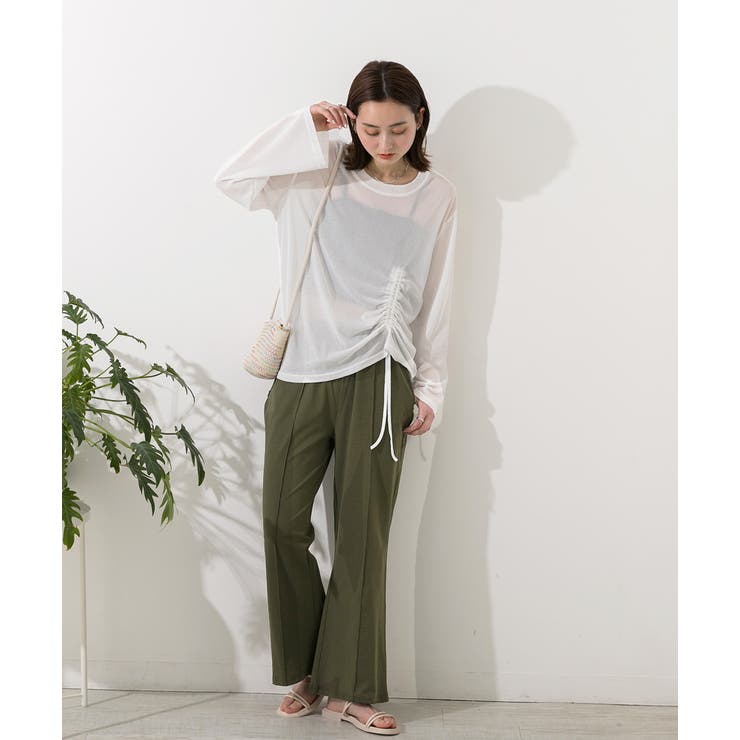 UVカット・水陸両用 ラッシュガードセミフレアパンツ | ad thie | 詳細画像12 