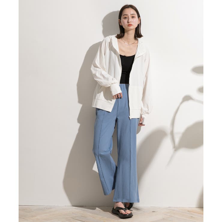 UVカット・水陸両用 ラッシュガードセミフレアパンツ | ad thie | 詳細画像19 