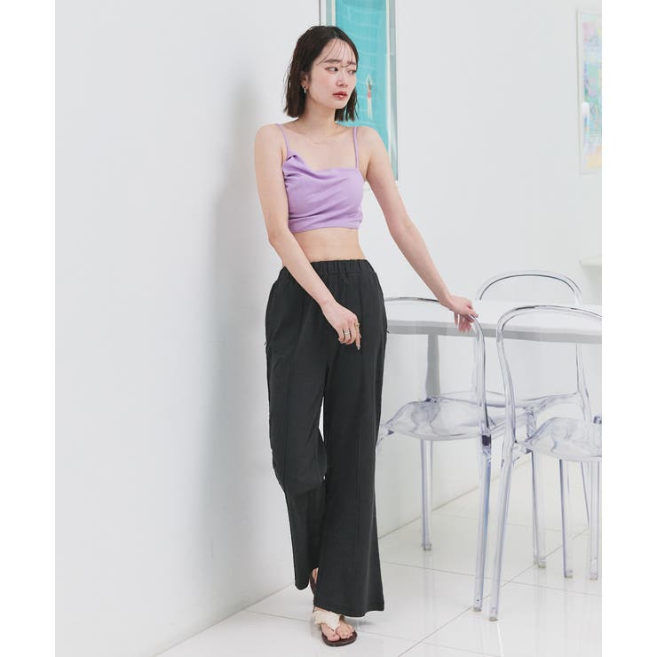 UVカット・水陸両用 ラッシュガードセミフレアパンツ | ad thie | 詳細画像3 