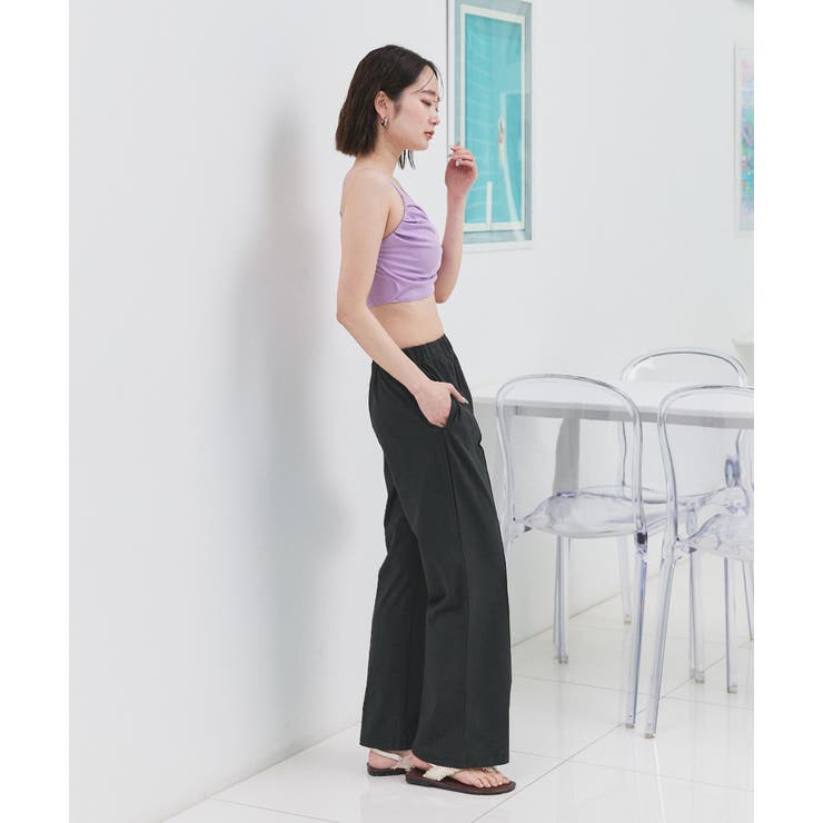 UVカット・水陸両用 ラッシュガードセミフレアパンツ | ad thie | 詳細画像4 