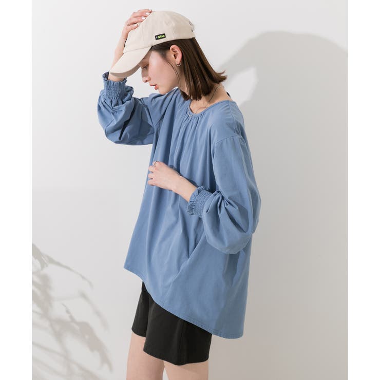 ラッシュガード UVカット シャーリングスリーブプルオーバー | ad thie | 詳細画像6 