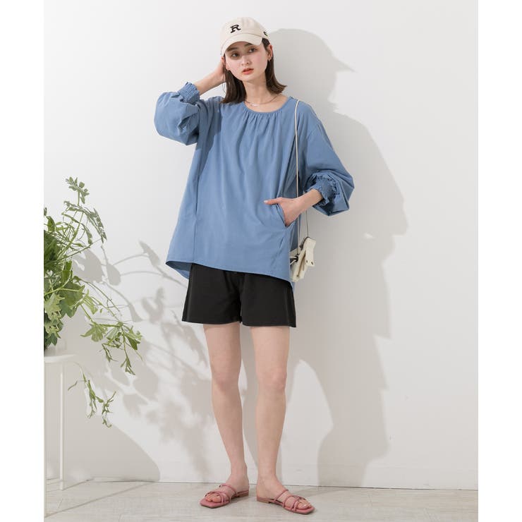 ラッシュガード UVカット シャーリングスリーブプルオーバー | ad thie | 詳細画像7 