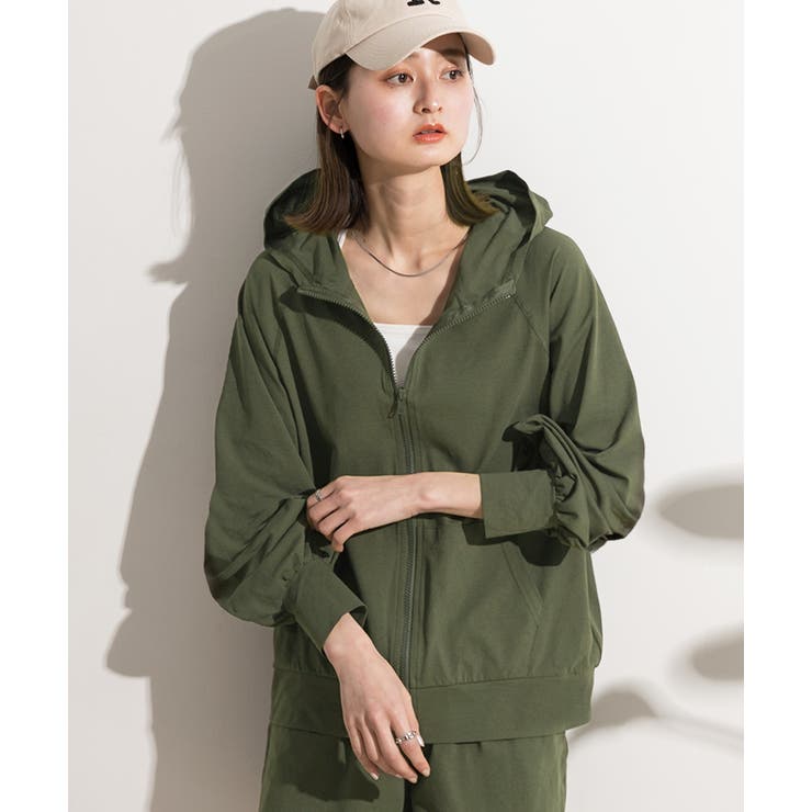 UVカット・水陸両用 ラッシュガードパーカー[品番：ADEW0003957]｜ad