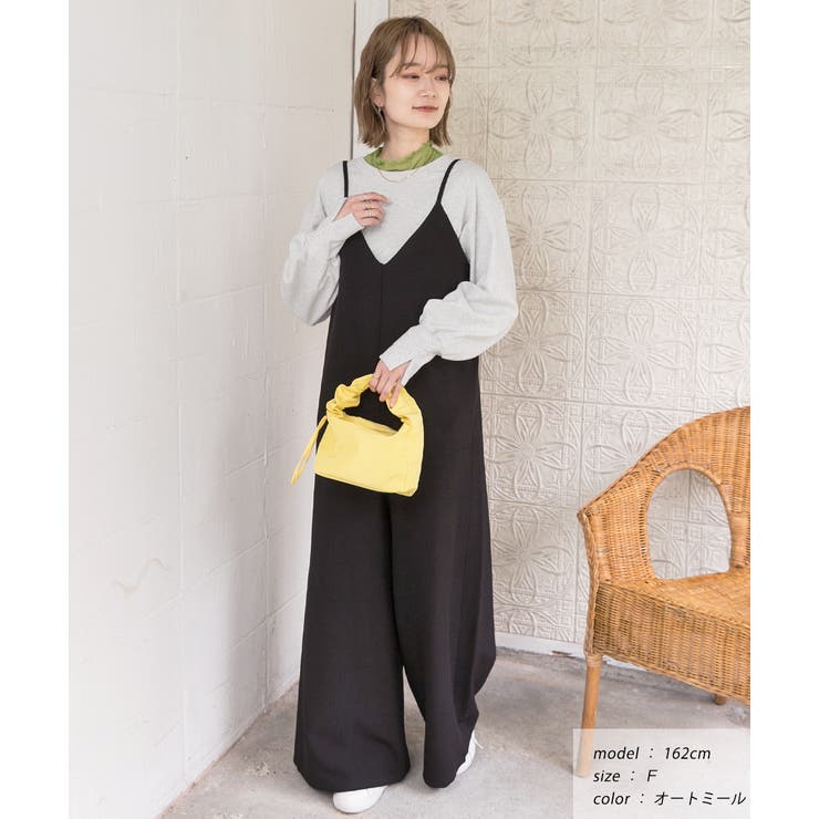 パール付きスリット 裏毛ボリュームスリプルオーバー | ad thie | 詳細画像12 