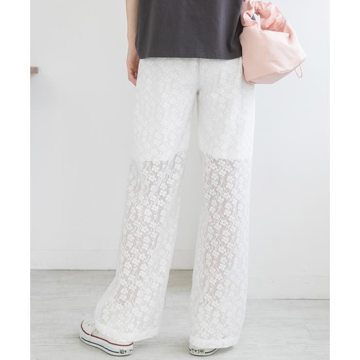 裏地付き・総レース  イージーパンツ | ad thie | 詳細画像17 