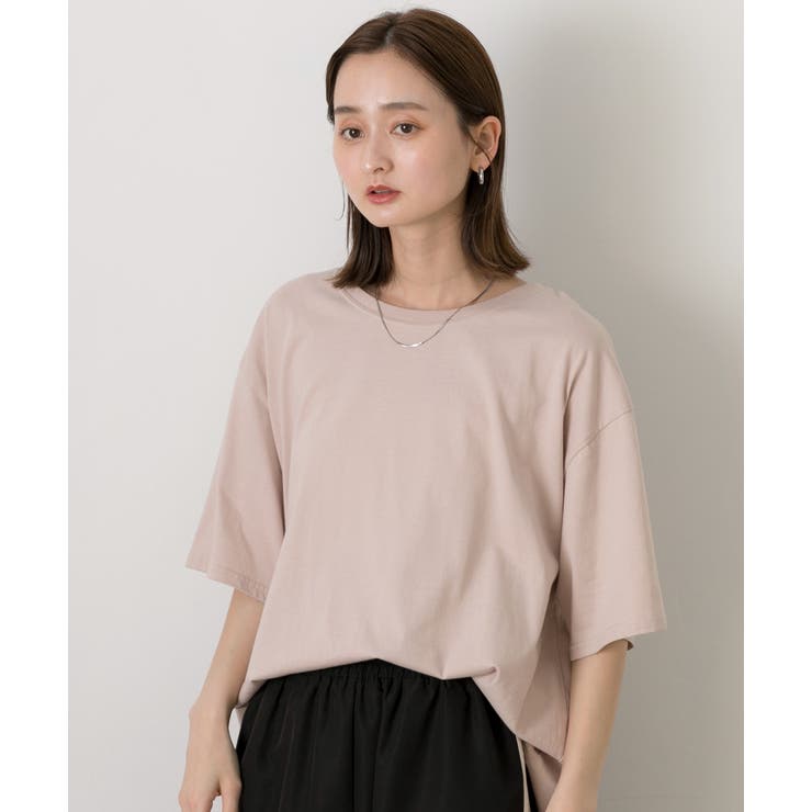 柔らかコットン100％ 無地 シンプルTシャツ | ad thie | 詳細画像12 