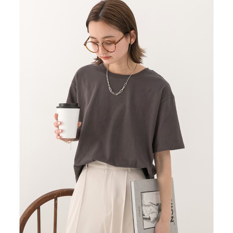 柔らかコットン100％ 無地 シンプルTシャツ | ad thie | 詳細画像15 