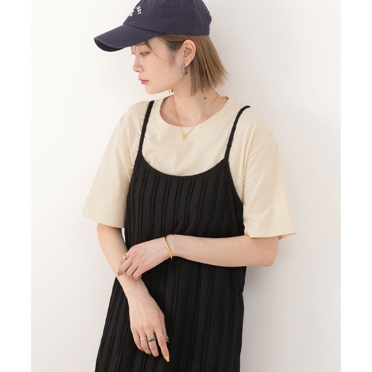 柔らかコットン100％ 無地 シンプルTシャツ | ad thie | 詳細画像23 