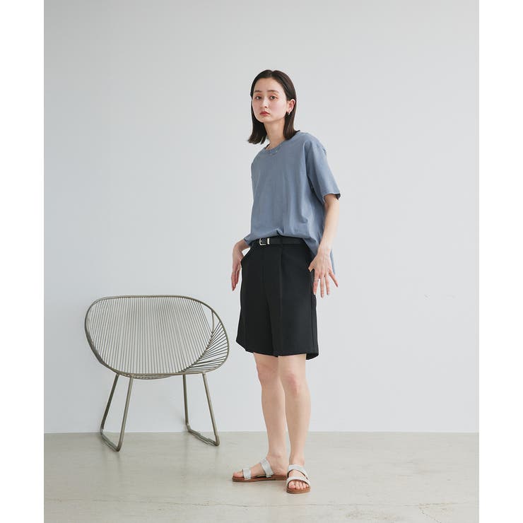 柔らかコットン100％ 無地 シンプルTシャツ | ad thie | 詳細画像3 