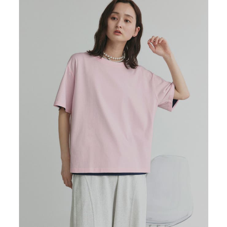 柔らかコットン100％ 無地 シンプルTシャツ | ad thie | 詳細画像39 