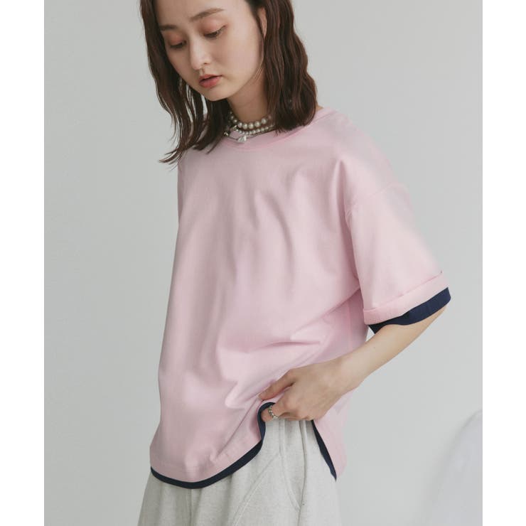 柔らかコットン100％ 無地 シンプルTシャツ | ad thie | 詳細画像40 