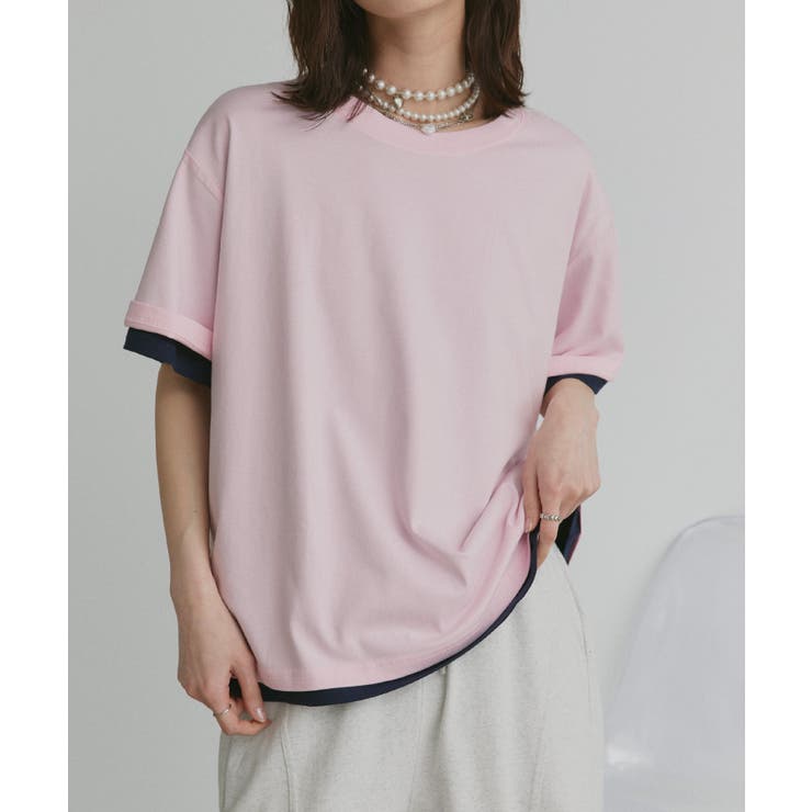 柔らかコットン100％ 無地 シンプルTシャツ | ad thie | 詳細画像41 
