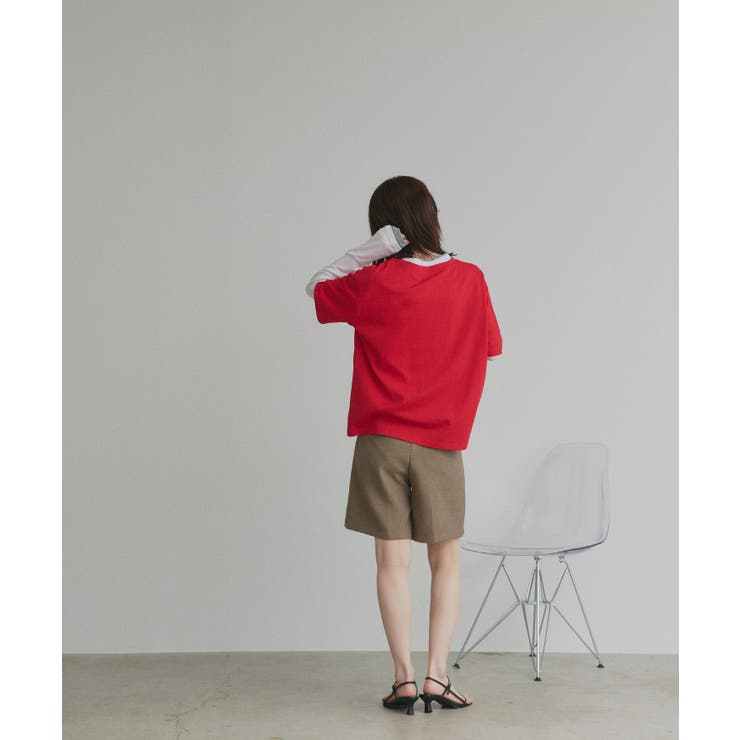 柔らかコットン100％ 無地 シンプルTシャツ | ad thie | 詳細画像45 