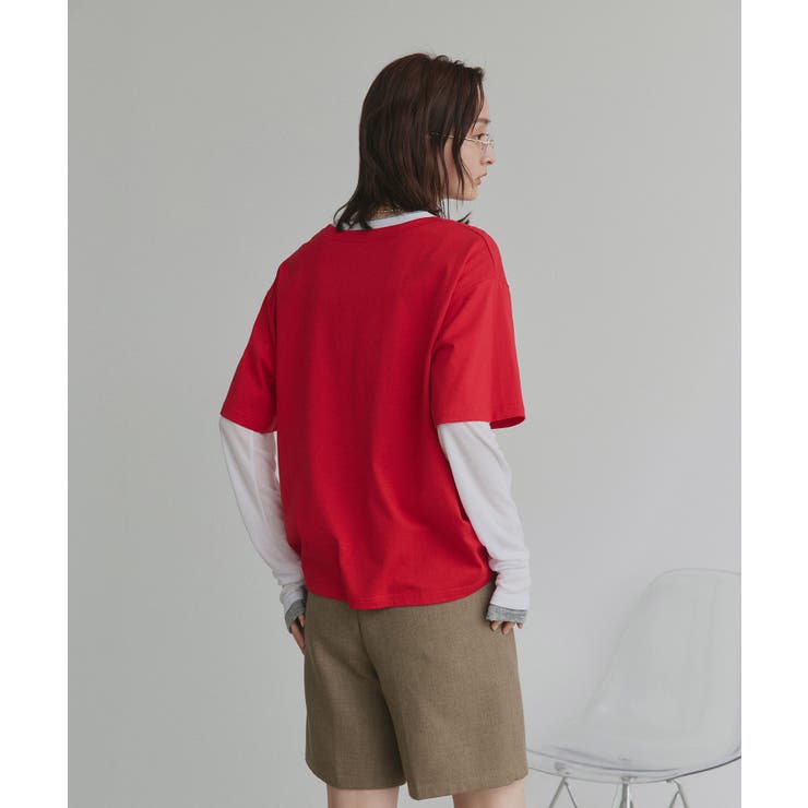 柔らかコットン100％ 無地 シンプルTシャツ | ad thie | 詳細画像47 