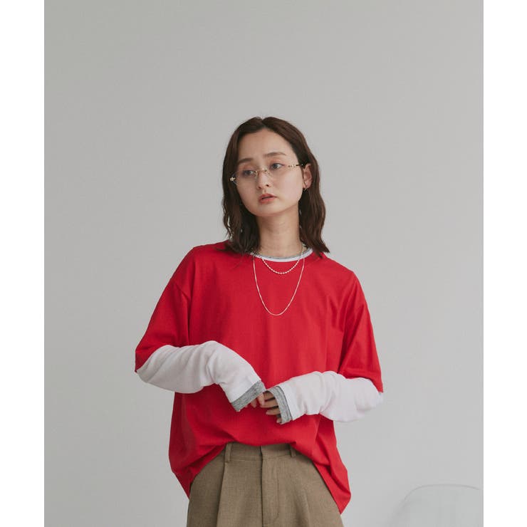 柔らかコットン100％ 無地 シンプルTシャツ | ad thie | 詳細画像50 