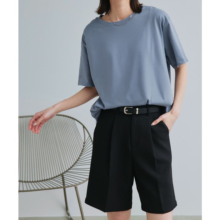 柔らかコットン100％ 無地 シンプルTシャツ | ad thie | 詳細画像52 
