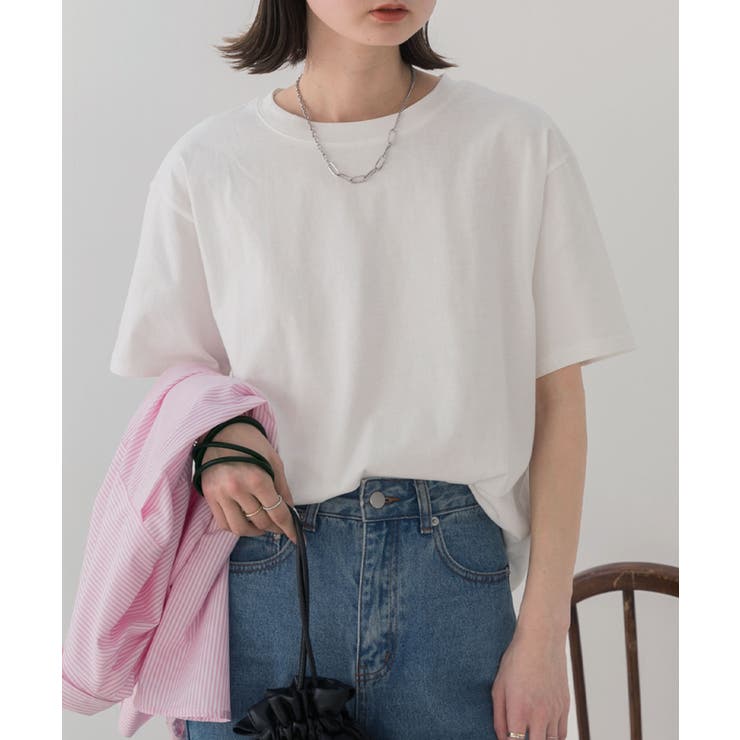 柔らかコットン100％ 無地 シンプルTシャツ | ad thie | 詳細画像55 