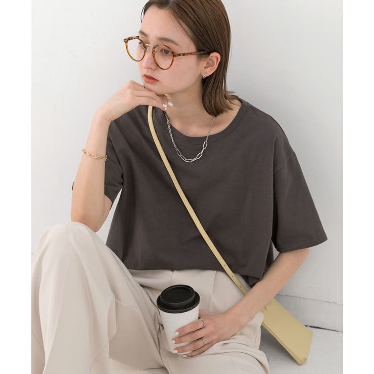 柔らかコットン100％ 無地 シンプルTシャツ | ad thie | 詳細画像61 