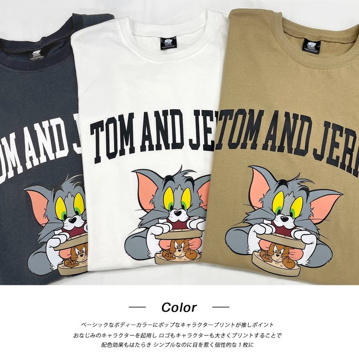 トム＆ジェリー ビッグロゴTシャツ | ad thie | 詳細画像12 