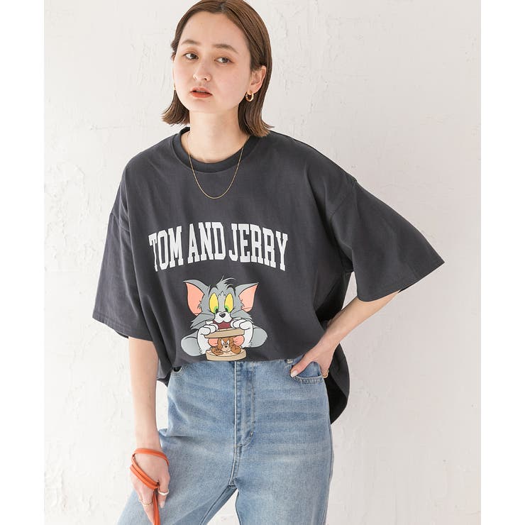 トム＆ジェリー ビッグロゴTシャツ | ad thie | 詳細画像4 