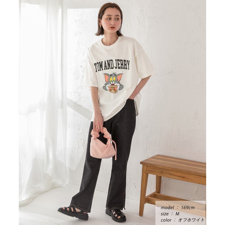トム＆ジェリー ビッグロゴTシャツ | ad thie | 詳細画像7 