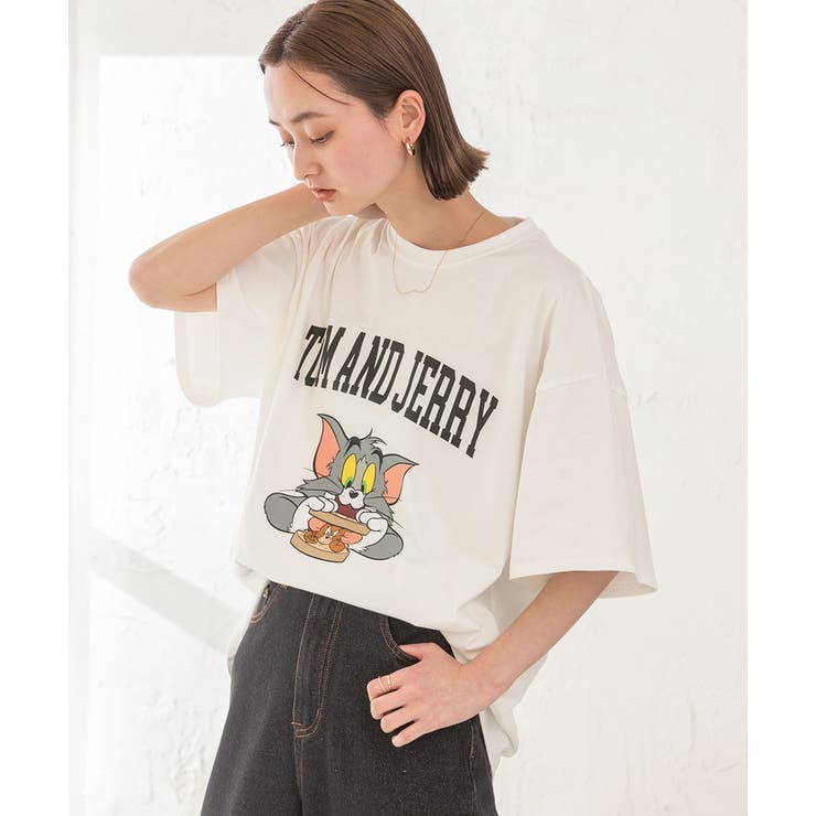 トム＆ジェリー ビッグロゴTシャツ | ad thie | 詳細画像8 